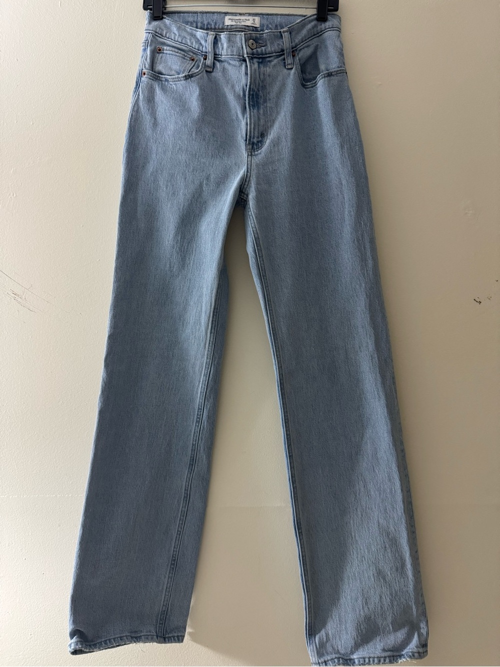 Abercrombie & Fitch Light Blue High-Rise Jeans